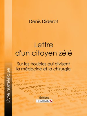 cover image of Lettre d'un citoyen zélé